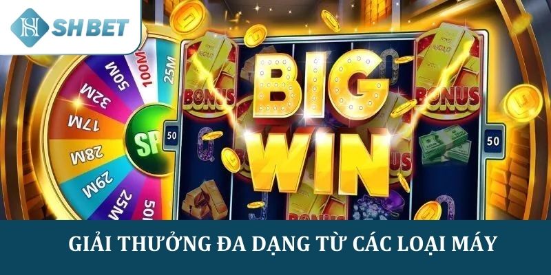 Giải thưởng từ các loại máy nổ hũ khác nhau