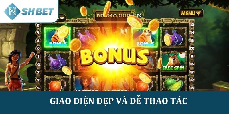 Giao diện đẹp mắt và dễ thao tác đặt cược